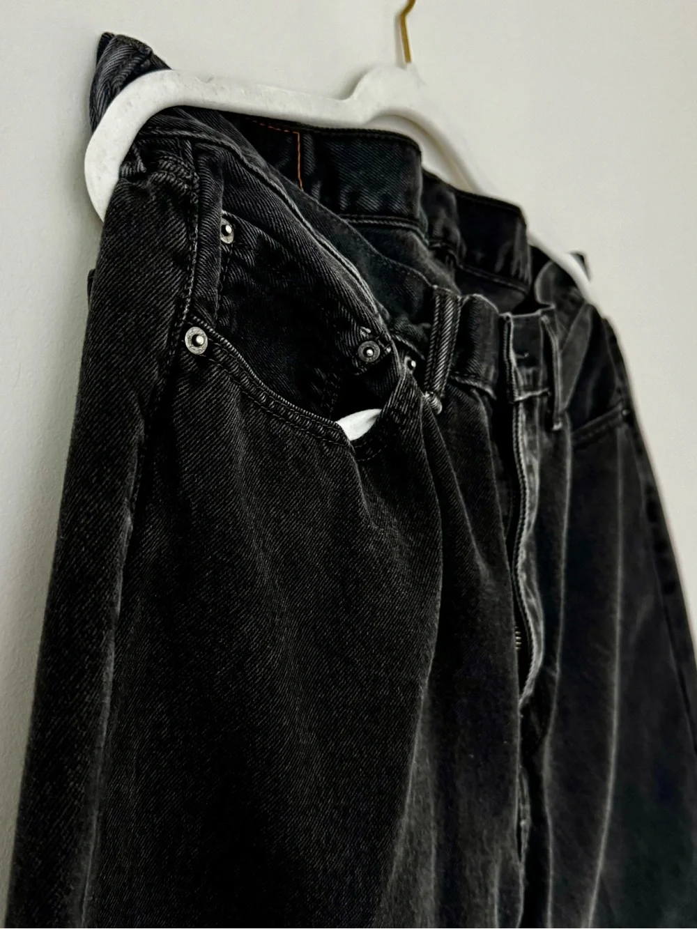 Levi's Vintage 505 Straight Leg Jeans, Faded Black Wash – 36x29